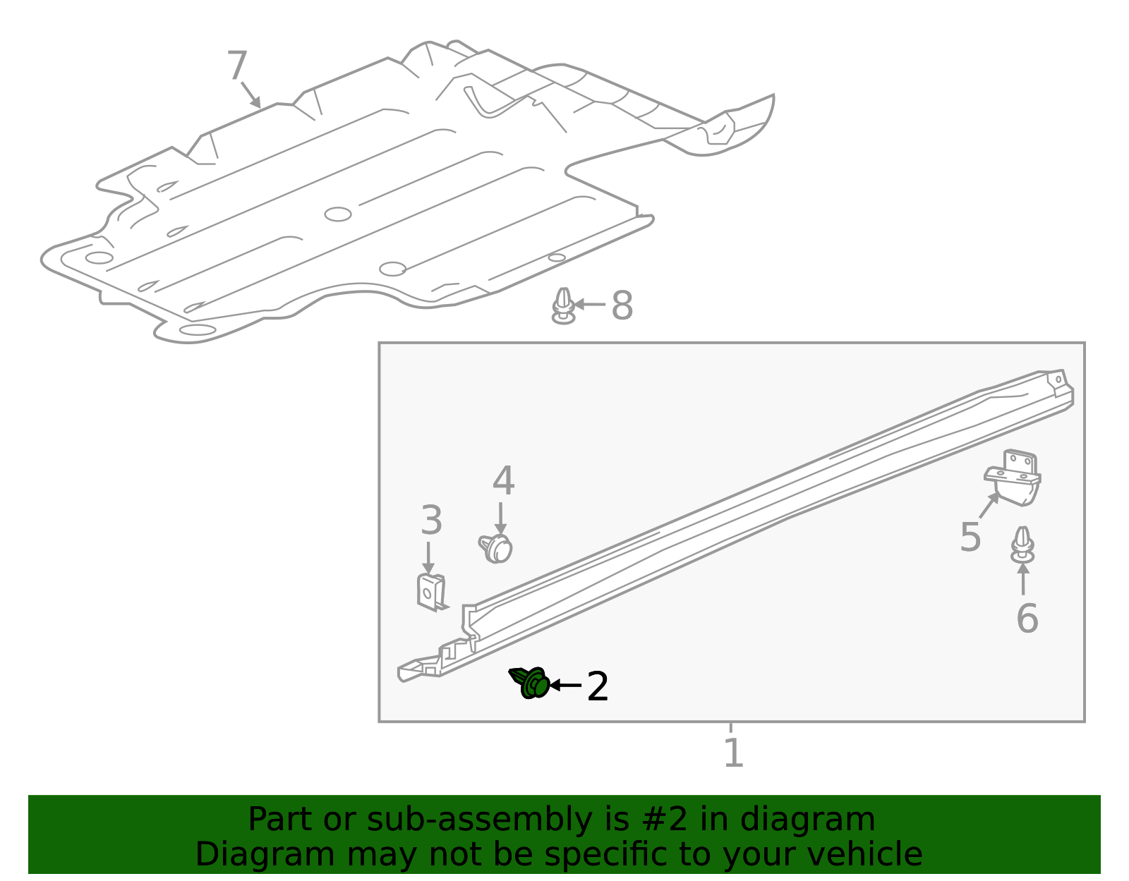 OEM 1996-2025 Honda Bumper Cover Clip 91503-SZ3-003 | Honda