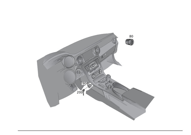 175450826 - Heating and Ventilation: Receptacle for Mercedes-Benz Image image