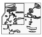 8794047660 - Body: Mirror Assembly for Toyota: Prius, Prius Prime Image