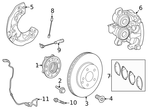 Brake Components for 2021 Mercedes-Benz GLE63 AMG S #0