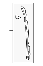 72376TG7A11 - Body: Front Seal for Honda: Pilot Image