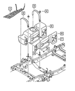 52121165AA - Fuel: Fuel Tank Pad for Dodge: Ram 1500, Ram 2500, Ram 3500 | Ram: 2500, 3500 Image