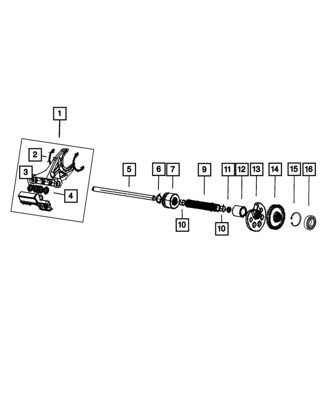 5019580AB - MP3023; 2 Speed Transfer Case: Spring for Mopar Image image