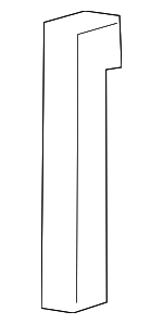 31301724 - : Bracket Seal Strip for Volvo Image