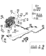 68496815AA - Cooling: Radiator Inlet Hose for Mopar Image