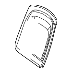 52108235900 - Body: Seat Back Panel for BMW: 323Ci, 323i, 325Ci, 325i, 325xi, 328Ci, 328i, 330Ci, 330i, 330xi, M3 Image