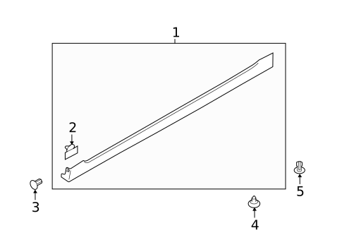 Exterior Trim - Pillars for 2017 Subaru WRX STI #0