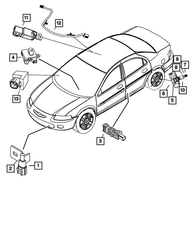68088962AA - Electrical: Sensor Mounting Bracket for Mopar Image image