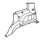 5KH92XDVAF - Body: Rear Quarter Trim for Dodge: Nitro Image