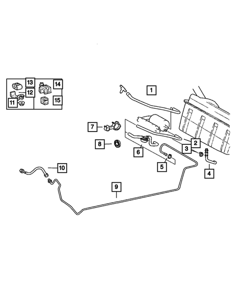 Fuel Lines for 2005 Chrysler Crossfire #0