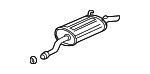 18030S5PA01 - : Exhaust Muffler for Honda Image