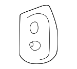 18215SX0003 - : 1996-2005 Honda - Rubber Ex Mounting (70X55X30) for Honda: Civic, CR-V, Odyssey Image