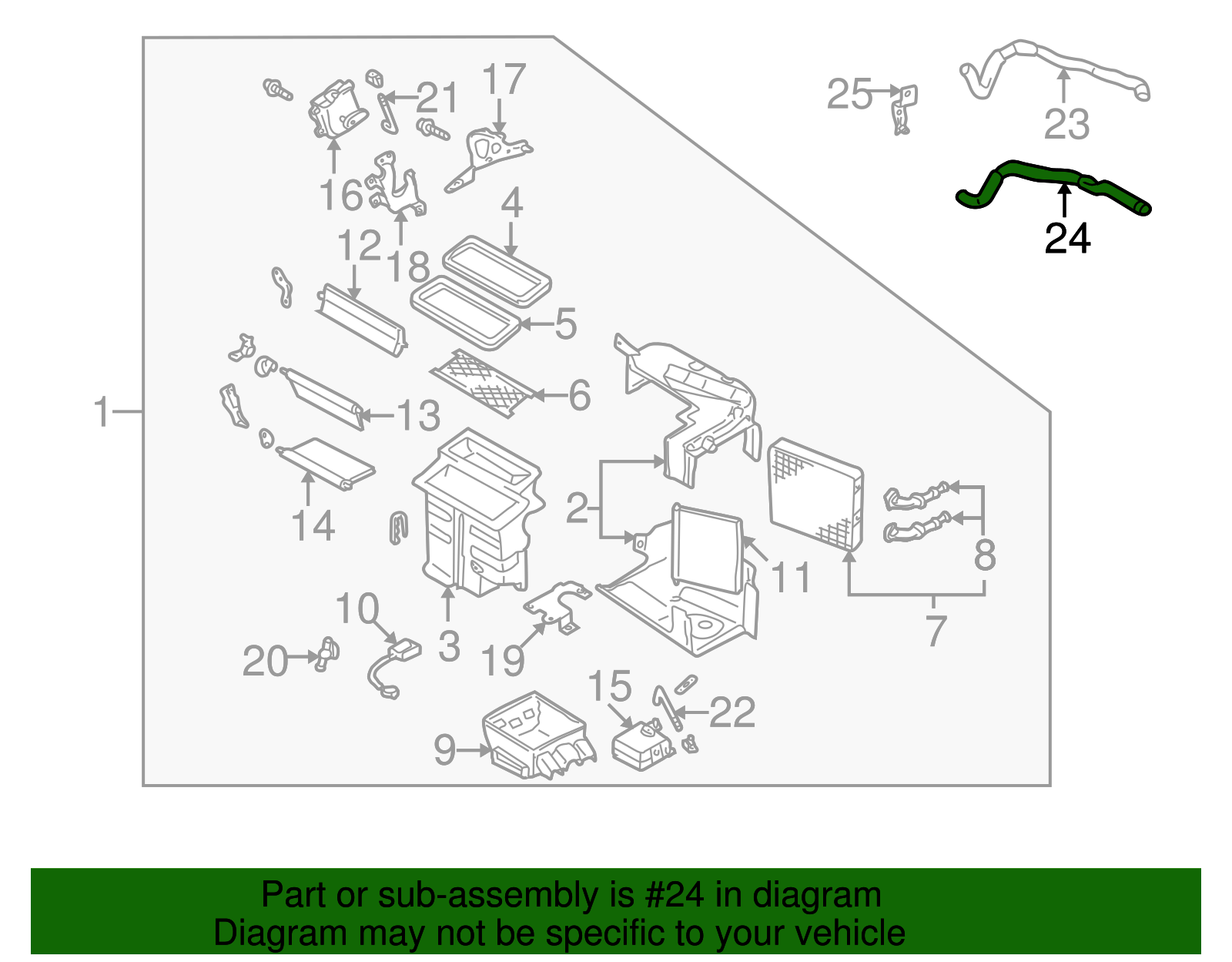 Outlet Hose - Nissan (92410-2Y900)