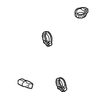 988024 - : 1994-2016 Volvo Clamp for Volvo: 940, 960, C70, S40, S60, S60 Cross Country, S80, V40, V50, V70, XC60, XC70, XC90 Image