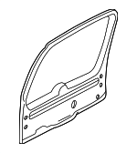 6L2Z7846404AAA - Body: Lift Gate Trim for Ford Image