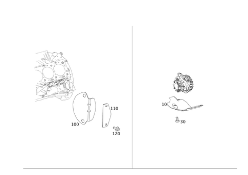 Engine Attachment Parts for 2021 Mercedes-Benz AMG GT Black Series #0
