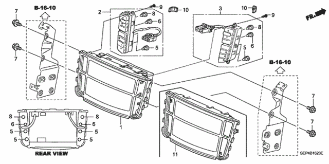Center Module for 2006 Acura TL #0