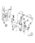Seat Belt Retractor Shield, Right