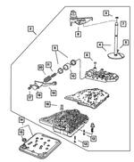 4864505 - Automatic Transaxle 4 Speed: Transmission Oil Filter Package for Chrysler: PT Cruiser Image
