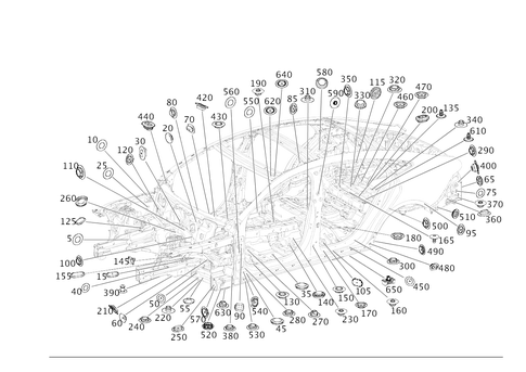 Expansion Plugs, Grommets for 2021 Mercedes-Benz AMG GT 63 S #0