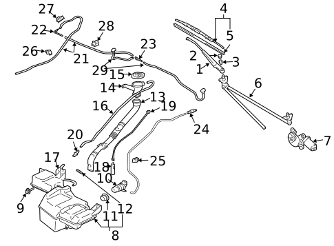 Wipers for 2005 Mitsubishi Montero #0