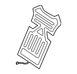 30780017 - Body: Seat Back Heater for Volvo Image