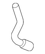 6K121049 - Cooling System: Engine Coolant Hose for Volkswagen: Beetle, Jetta, Passat, Tiguan Image