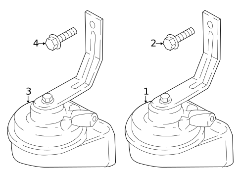 Horn for 2023 Hyundai Kona N #0