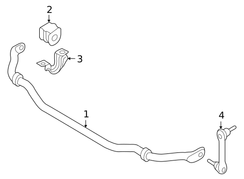 Stabilizer Bar & Components for 2009 INFINITI EX35 #0