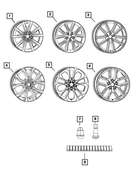 Wheels, Tires and Hardware for 2019 Dodge Durango #0