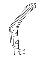 6110808900 - Body: Hinge Pillar Reinforced for Toyota: Sienna Image