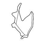992858415B5Q0 - Body: Inner Molding for Porsche Image