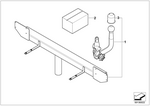 71606781643 - Retrofitting / Conversion / Accessories: Towing Hitch, Detachable for Mini Image