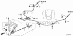 47510T3VA03 - : Wire B, R Parking Brake for Honda Image