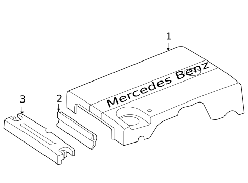 Engine Appearance Cover for 2003 Mercedes-Benz C 230 #0