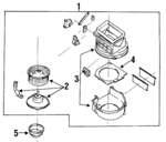 272001E410 - : Blower Assembly for Nissan: Altima Image