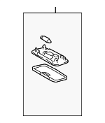 8124033030A0 - Body: Dome Lamp Assembly for Lexus: ES300, ES330, GX470, RX330, RX350, RX400h Image