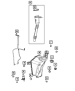 68351570AD - Electrical: Washer Reservoir Filler Neck for Mopar Image