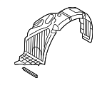 868112V800 - Body: Fender Liner for Hyundai Image