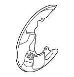 26290FG010 - Brakes: Splash Shield for Subaru: Impreza, WRX, WRX STI Image