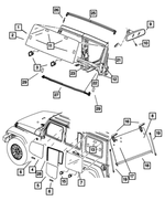 5182378AD - Glass: Windshield for Mopar Image
