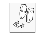 58101F6A22 - : Brake Pads for Kia: Cadenza Image
