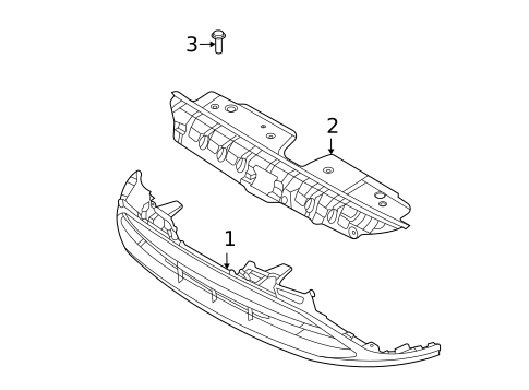 Grille & Components for 2023 Hyundai Kona Electric #0
