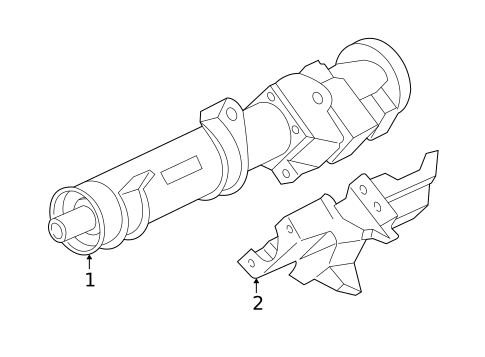 Steering Column Assembly for 2002 Pontiac Grand Am #0
