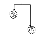 WHT004635 - Engine: Engine Support Rod Nut for Porsche Image