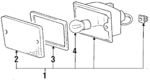 MB283703 - Electrical: Park/Turn Lamp for Mitsubishi: Cordia, Tredia Image