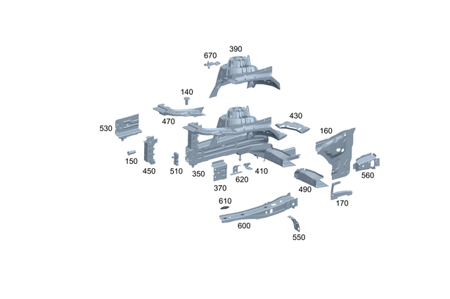 9904959 - Front-End Assembly, Front Panel: Blind Clinch Nut for Mercedes-Benz: 300C, 300CD, 350SD, AMG GT 43, AMG GT 53, AMG GT 63, AMG GT 63 S, AMG GT 63 S E Performance, C250, C300, C350, C350e, C400, C43 AMG, C450 AMG, C63 AMG, C63 AMG S, C63 AMG S E Performance, CLE300, CLE450, CLE53 AMG, CLS450, CLS53 AMG, E250, E300, E350, E400, E43 AMG, E450, E53 AMG, E550, E63 AMG, E63 AMG S, EQB 250+, EQB 300, EQB 350, EQE 350, EQE 350+, EQE 500, EQE AMG, EQS 450, EQS 450 SUV, EQS 450+, EQS 450+ SUV, EQS 580, EQS 580 SUV, EQS AMG, GLC300, GLC43 AMG, GLC63 AMG, GLC63 AMG S, Maybach EQS 680 SUV, Maybach S550, Maybach S560, Maybach S580, Maybach S600, Maybach S650, Maybach S680, S450, S500, S550, S560, S580, S580e, S600, S63 AMG, S63 AMG E Performance, S65 AMG, SL400, SL450, SL550, SL63 AMG, SL65 AMG Image image