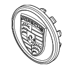 7L5601151OU9 - Suspension: Center Cap for Porsche Image image