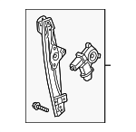 42819262 - : Part# 42601935 Front Driver Side Door Window Regulator for Chevrolet: Bolt EUV Image