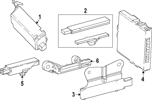 Keyless Entry Components for 2025 Toyota Camry #0